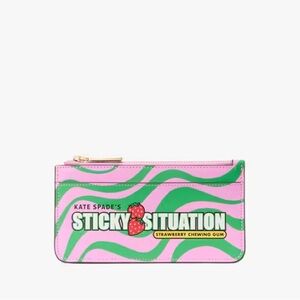 KATE SPADE Bubble Gum Large Slim Card Holder